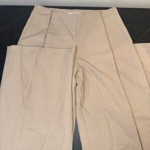 Elegant Beige Women's Pants